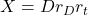 X=Dr_Dr_t